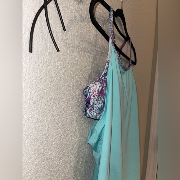 Fabletics Norwalk Built-In Bra Tank – Mint Green, Size Small - Picture 4 of 9